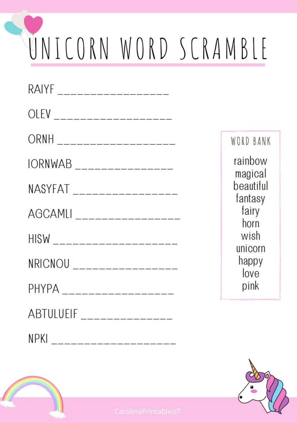 Worksheet preview