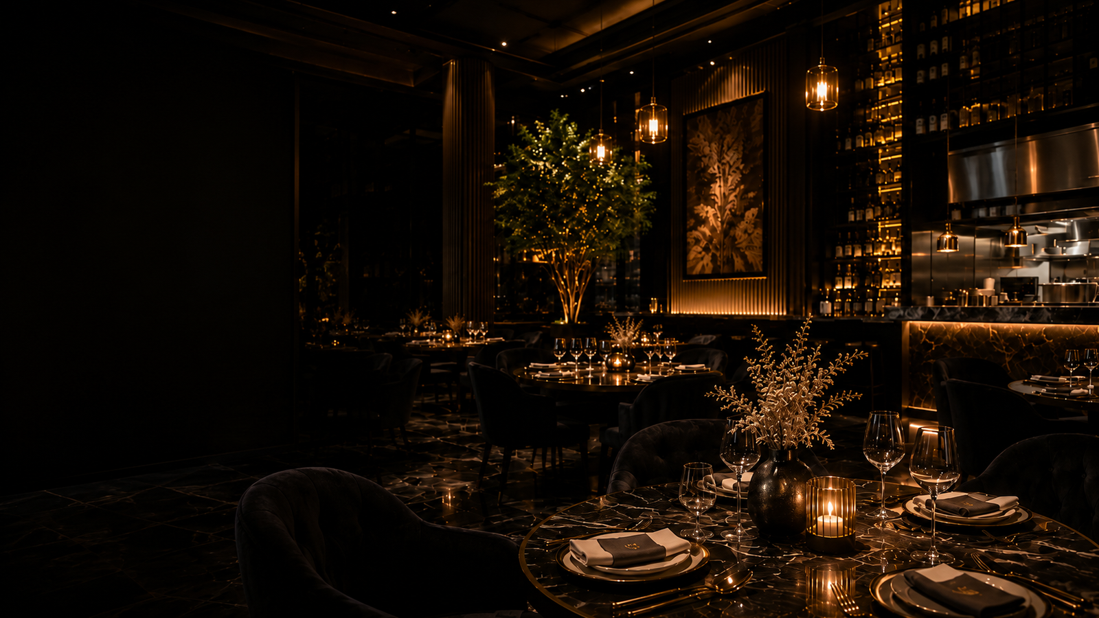 Premium restaurant interior