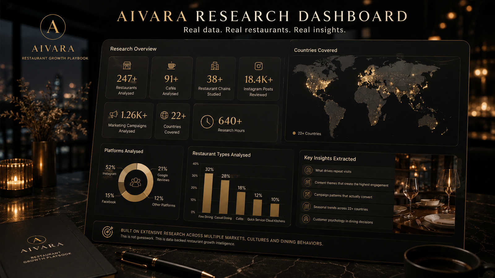 Research dashboard visual